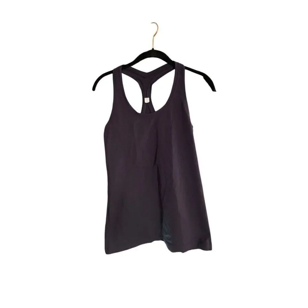 Lululemon women’s dark purple Sleeveless, athletic work out, tank top, size 10
